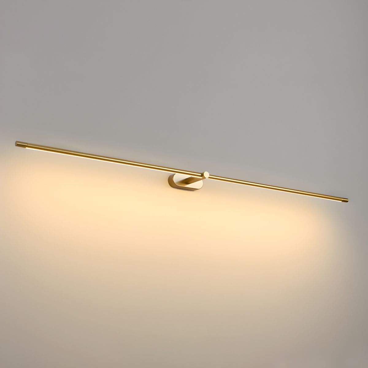SUENTA Minimalistische Lineare Wandleuchte Mit Akku USB Lade Gold USB-Ladestecker