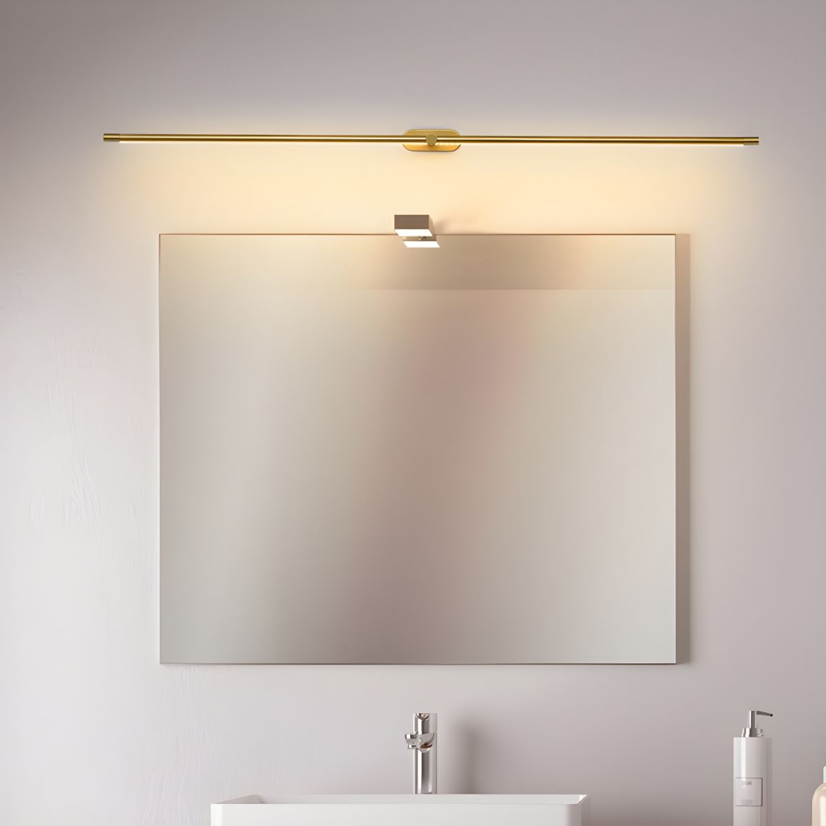 SUENTA Minimalistische Lineare Wandleuchte Mit Akku USB Lade