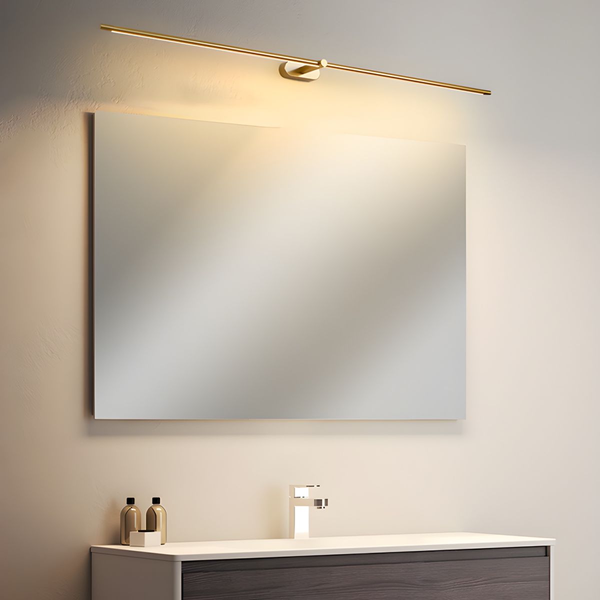 SUENTA Minimalistische Lineare Wandleuchte Mit Akku USB Lade