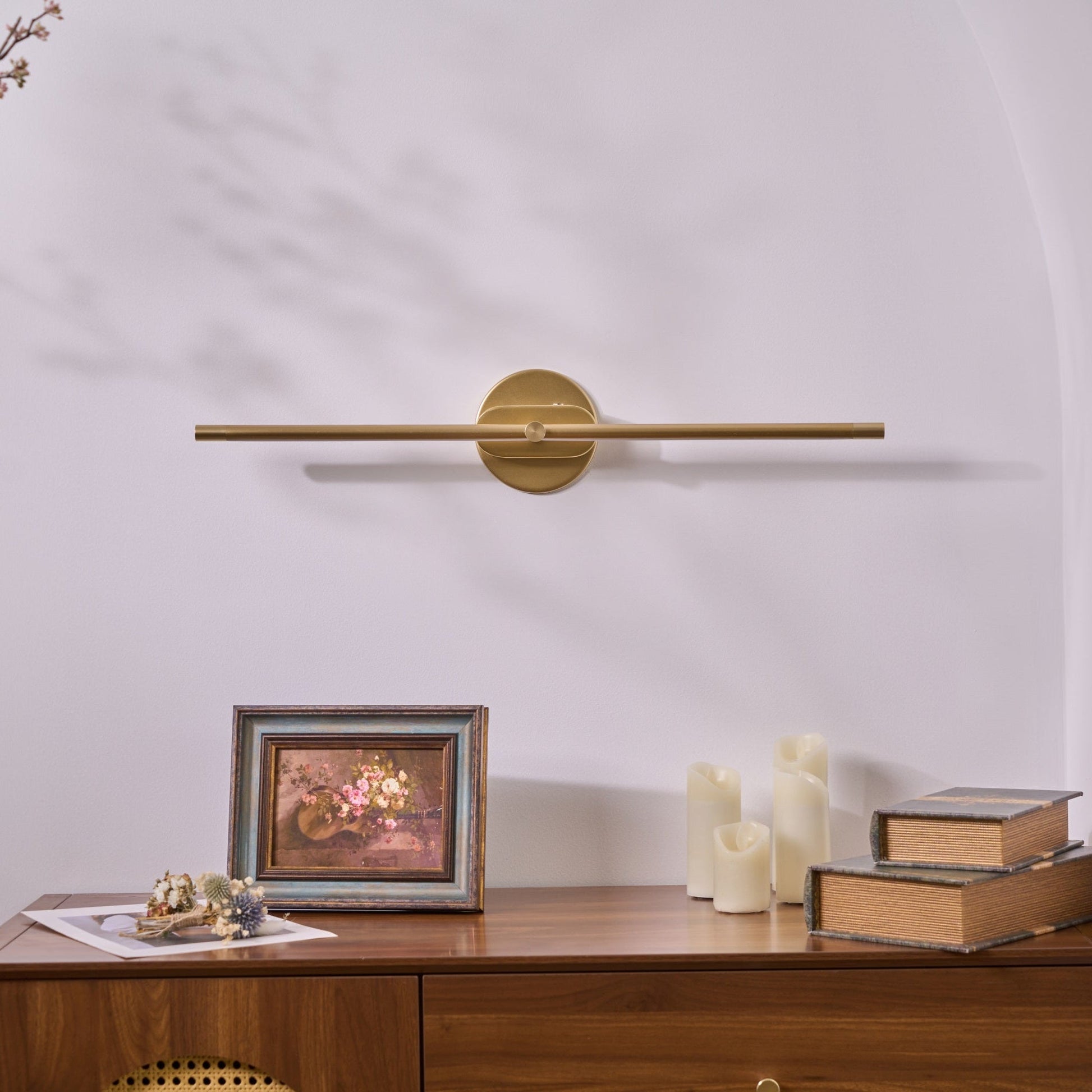 SUENTA Minimalistische Lineare Wandleuchte Mit Akku USB Lade
