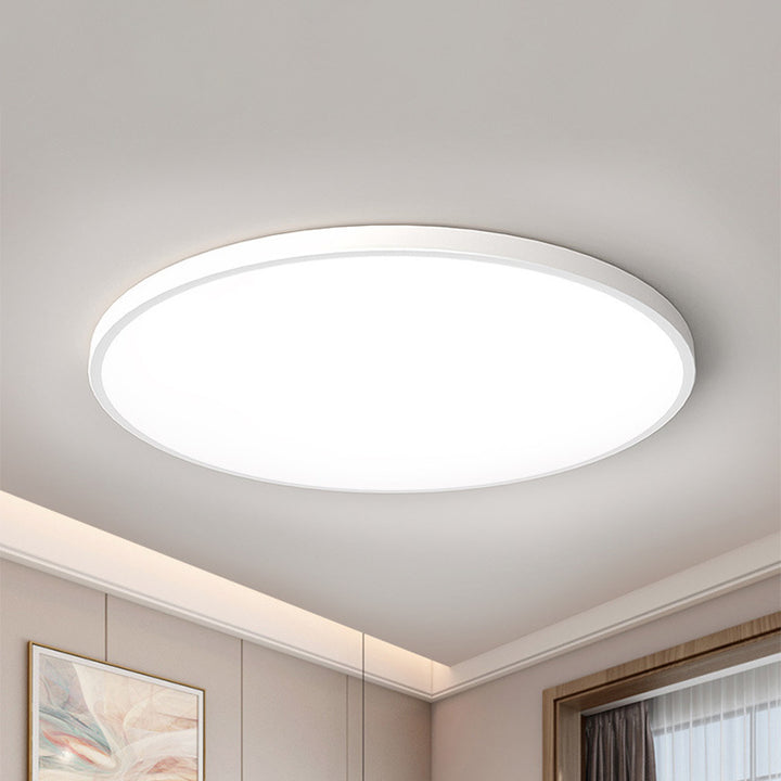 SUENTA Minimalistische Runde LED Deckenleuchte Für Wohnräume Weiß