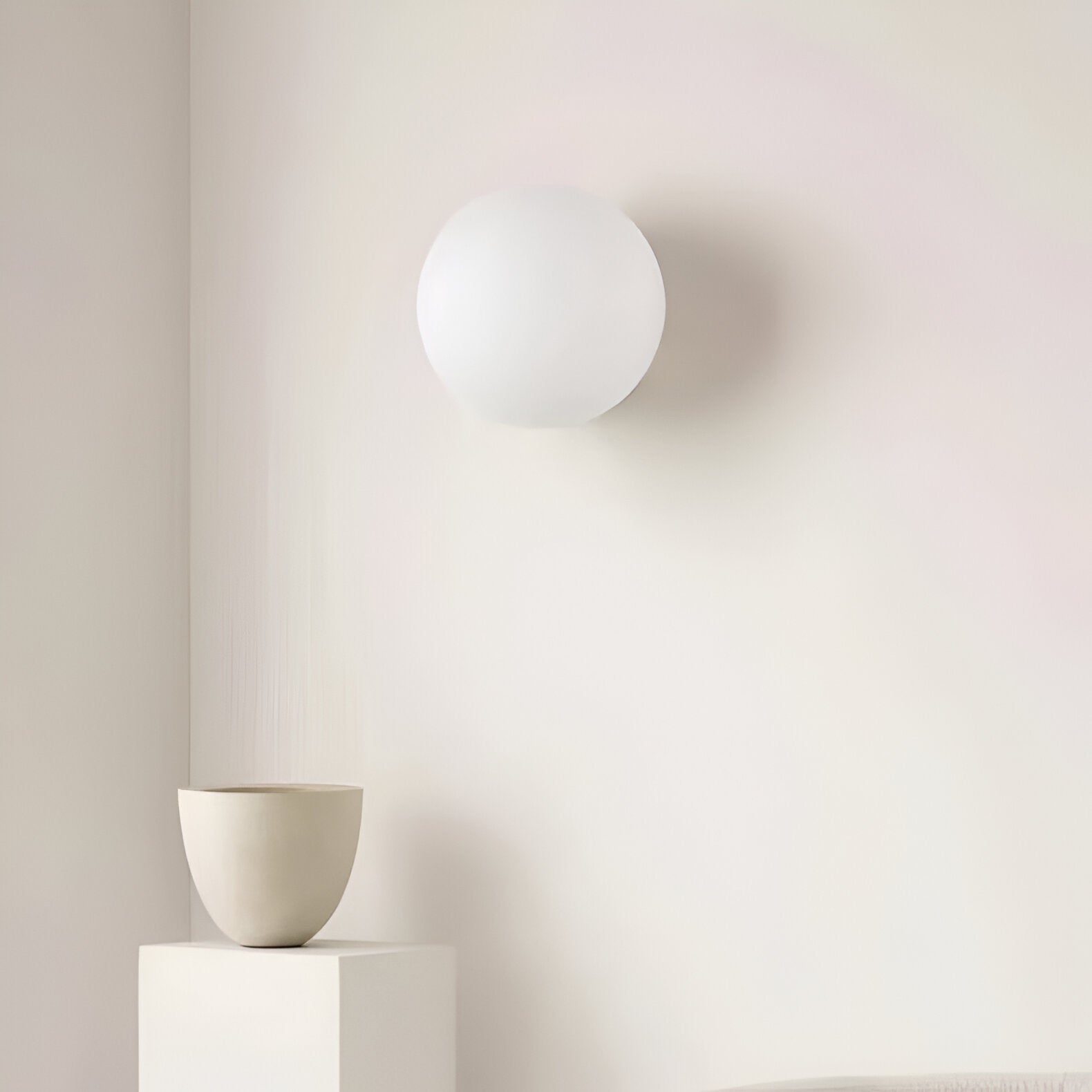 SUENTA Minimalistische Wandlampe aus Glas mit LED – Verschiedene Größen