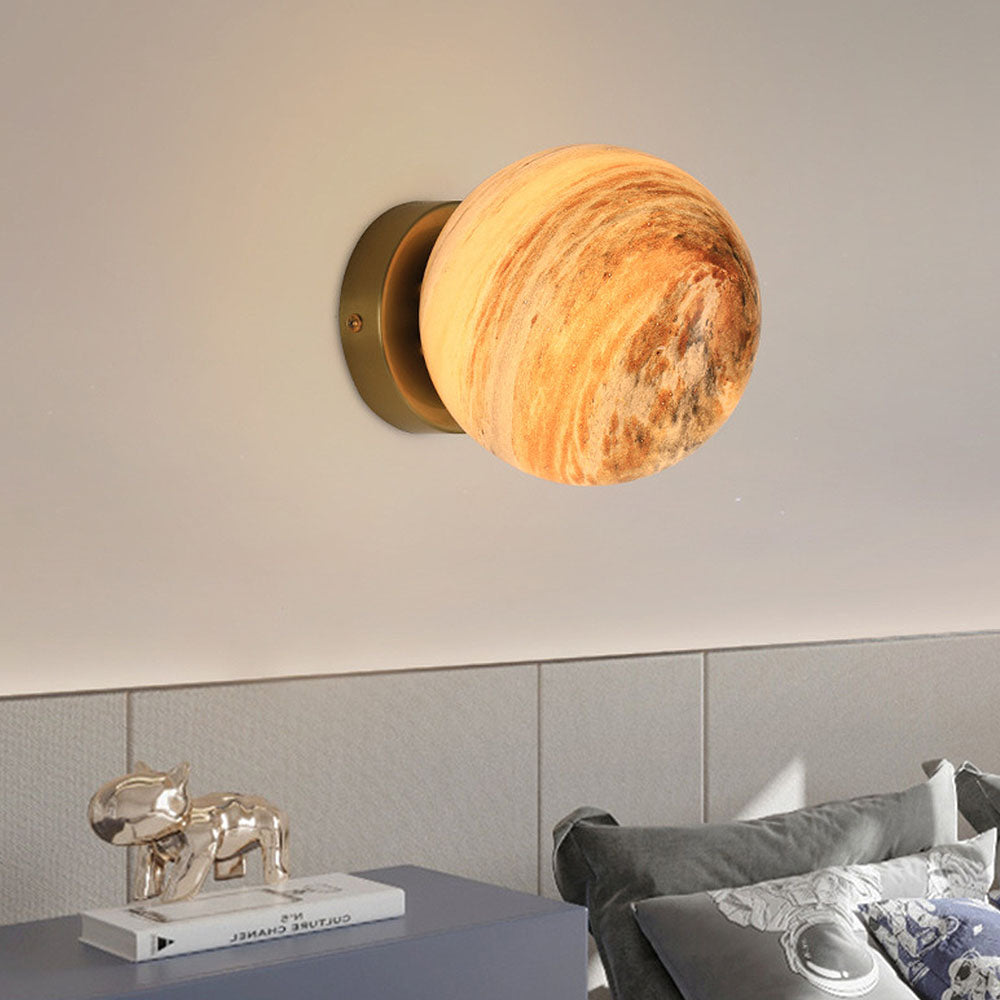 SUENTA Moderne Deckenlampe Schlafzimmer aus Glas – Elegantes Design, E27