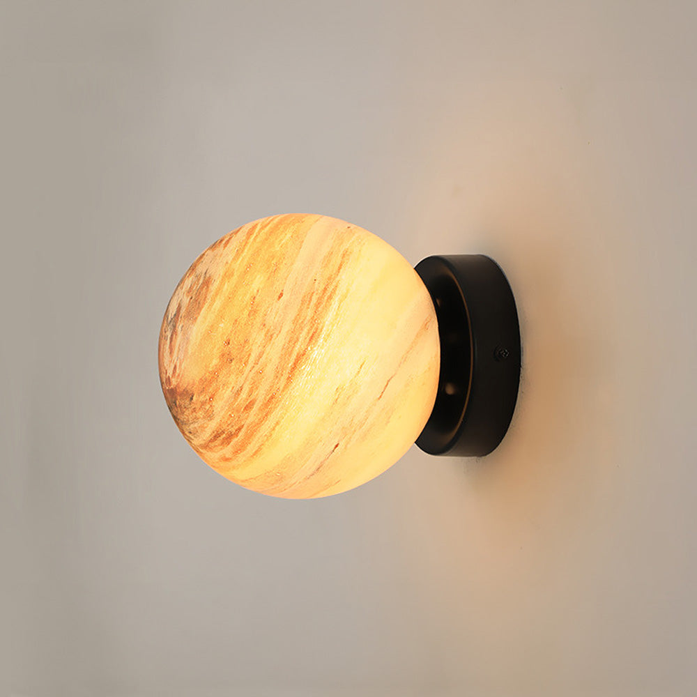 SUENTA Moderne Deckenlampe Schlafzimmer aus Glas – Elegantes Design, E27