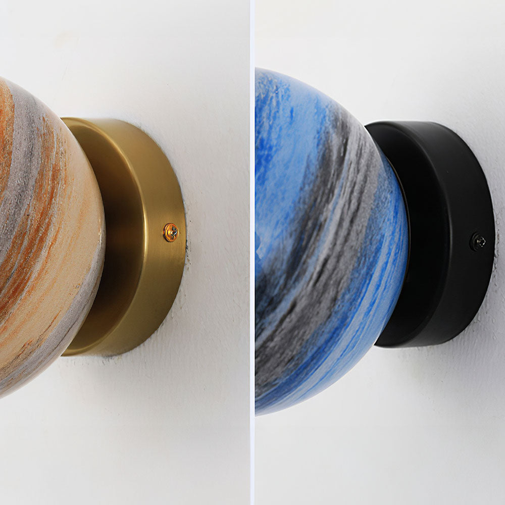 SUENTA Moderne Deckenlampe Schlafzimmer aus Glas – Elegantes Design, E27
