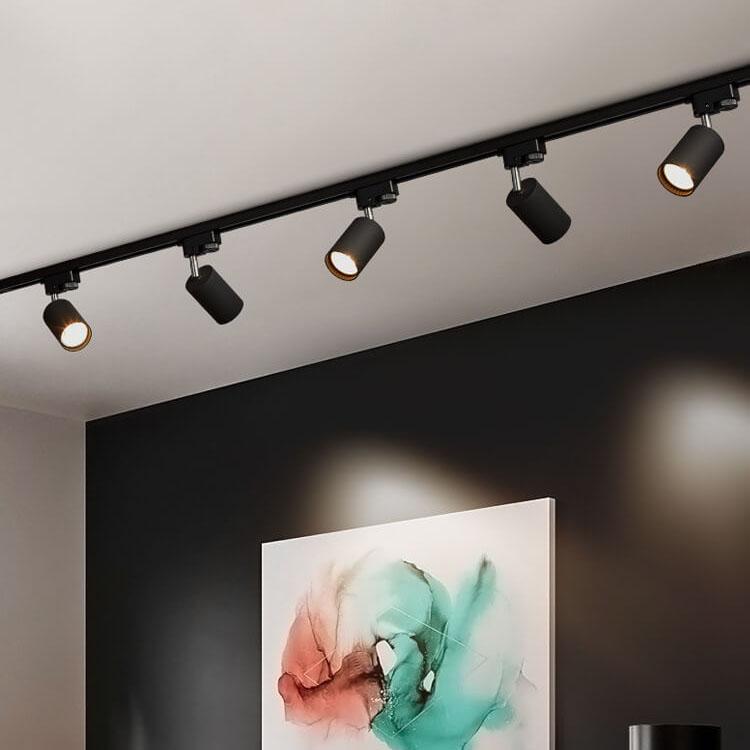 SUENTA Moderne Deckenleuchte Schwarz Metall Mit 3 4 5 LEDs Schwarz