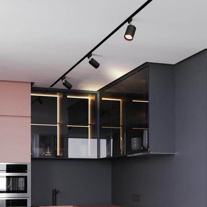 SUENTA Moderne Deckenleuchte Schwarz Metall Mit 3 4 5 LEDs