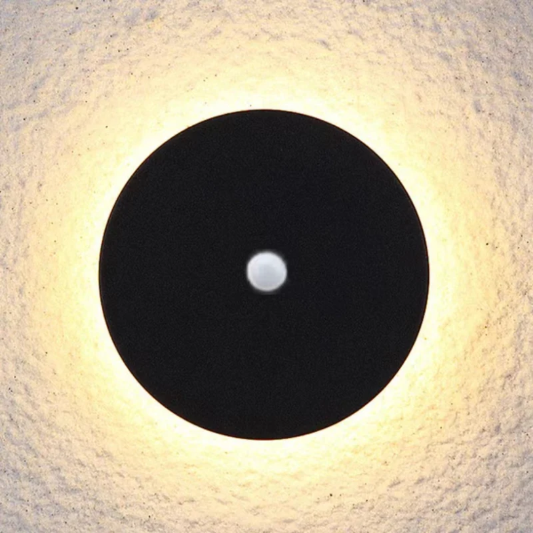 SUENTA Moderne Minimalistische LED Wandleuchte Für Außenbereich Schwarz