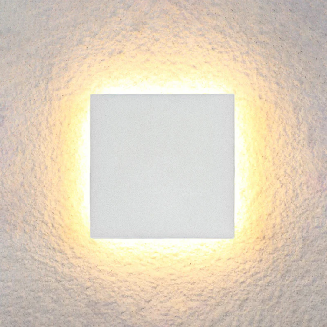 SUENTA Moderne Minimalistische LED Wandleuchte Für Außenbereich Weiß