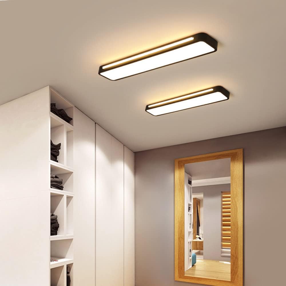 SUENTA Moderne Nordische Minimalistische Lange LED Deckenleuchte