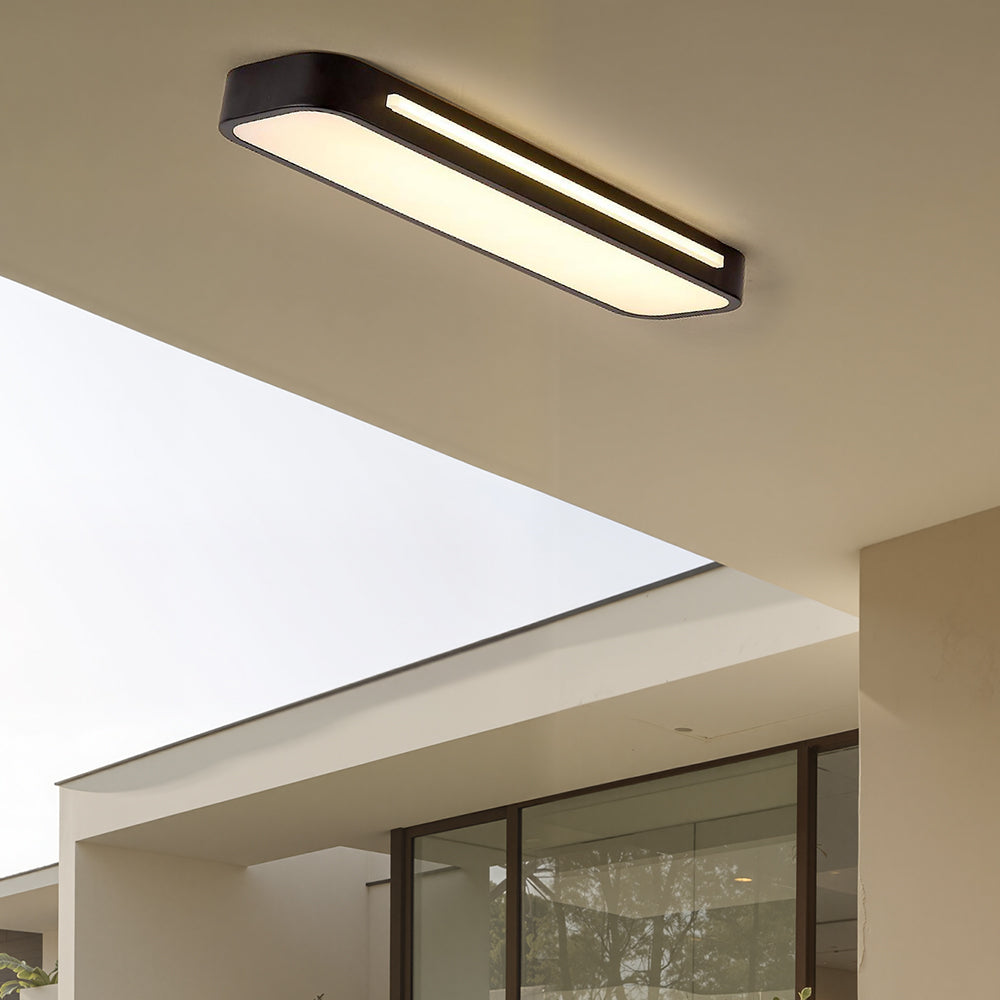 SUENTA Moderne Nordische Minimalistische Lange LED Deckenleuchte