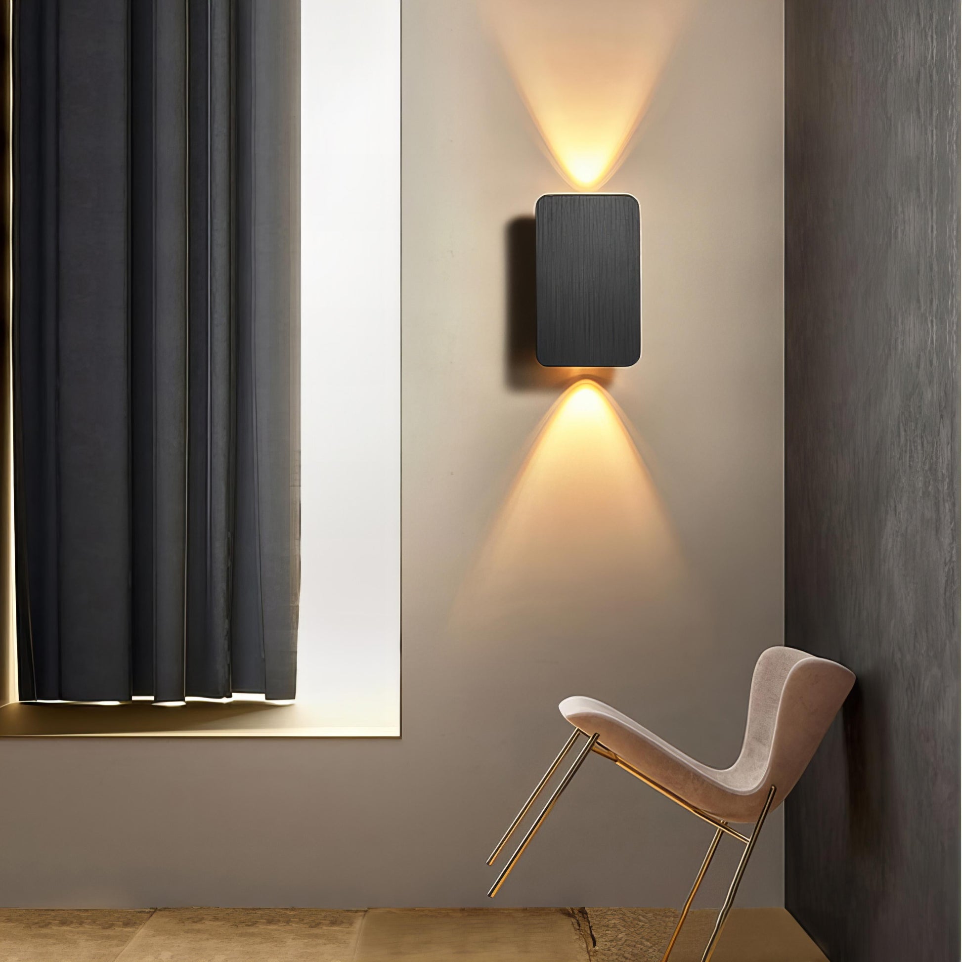 SUENTA Moderne Rechteckige Metall Wandleuchte LED Für Innen