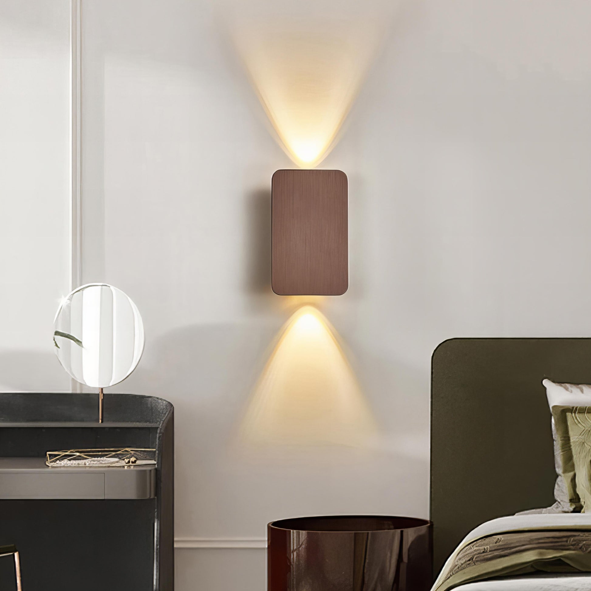 SUENTA Moderne Rechteckige Metall Wandleuchte LED Für Innen