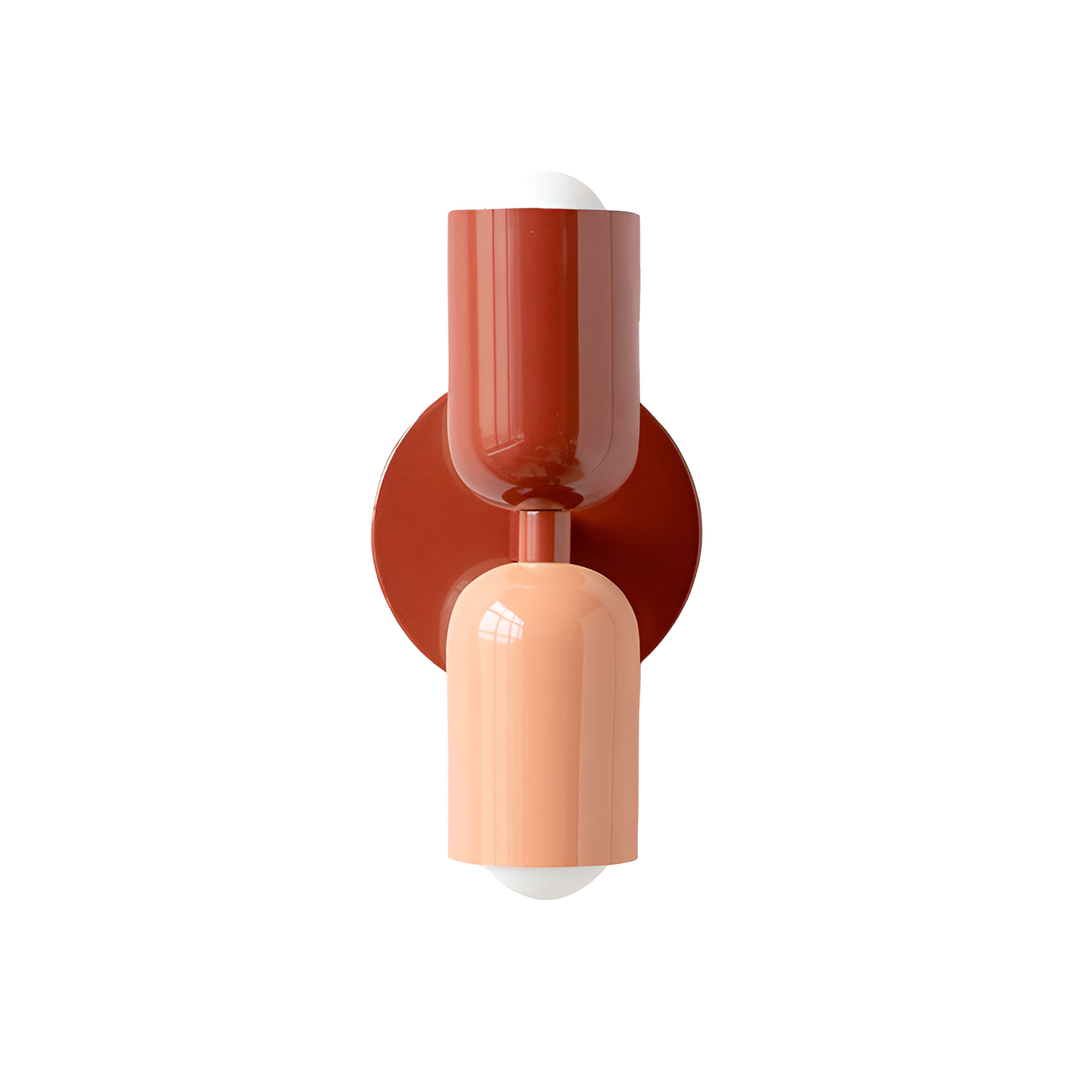 SUENTA Moderne Wandlampe mit LED und Indirekter Wandbeleuchtung – Energieeffizient und Vielseitig Rot Rot + Pink