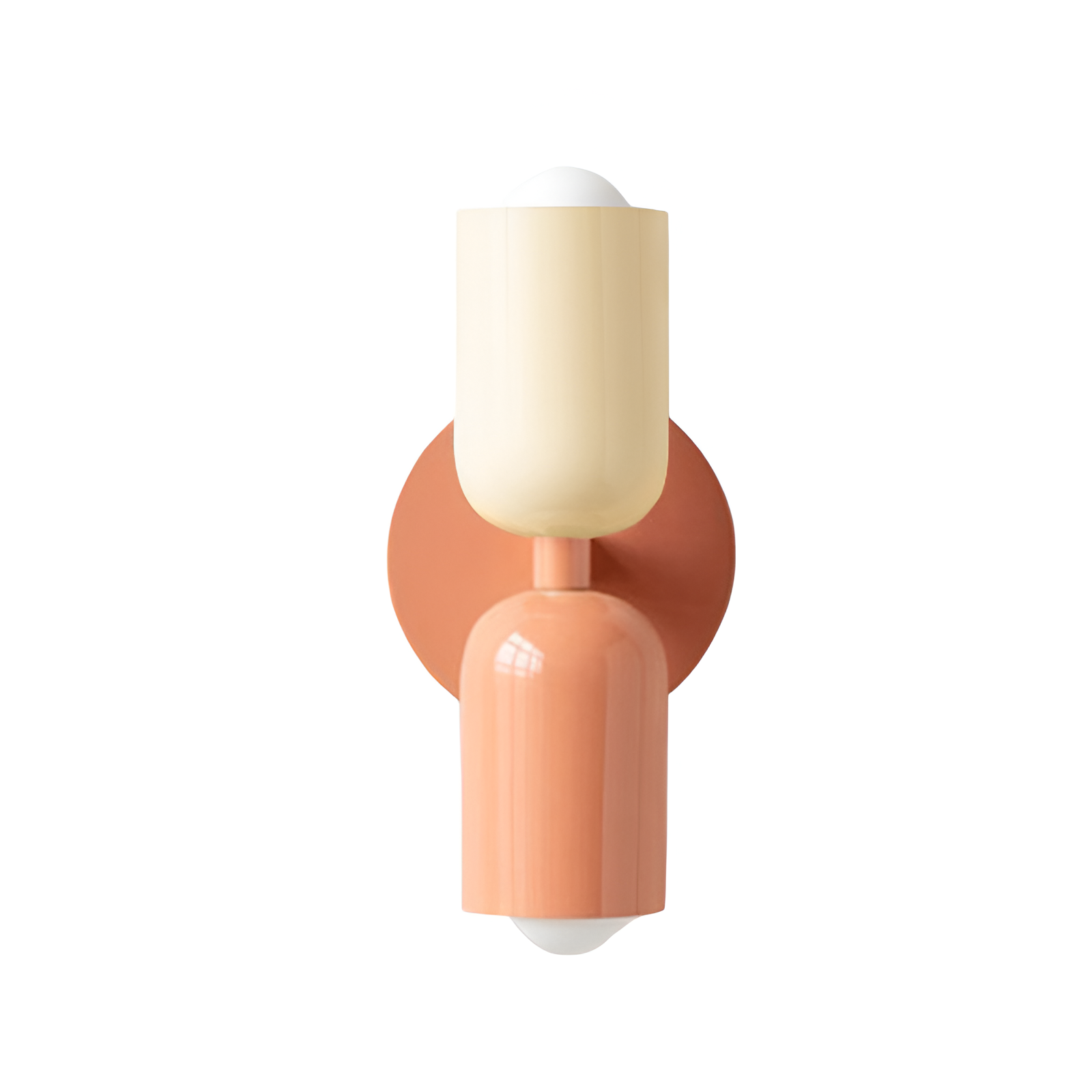 SUENTA Moderne Wandlampe mit LED und Indirekter Wandbeleuchtung – Energieeffizient und Vielseitig Pink Weiß + Pink