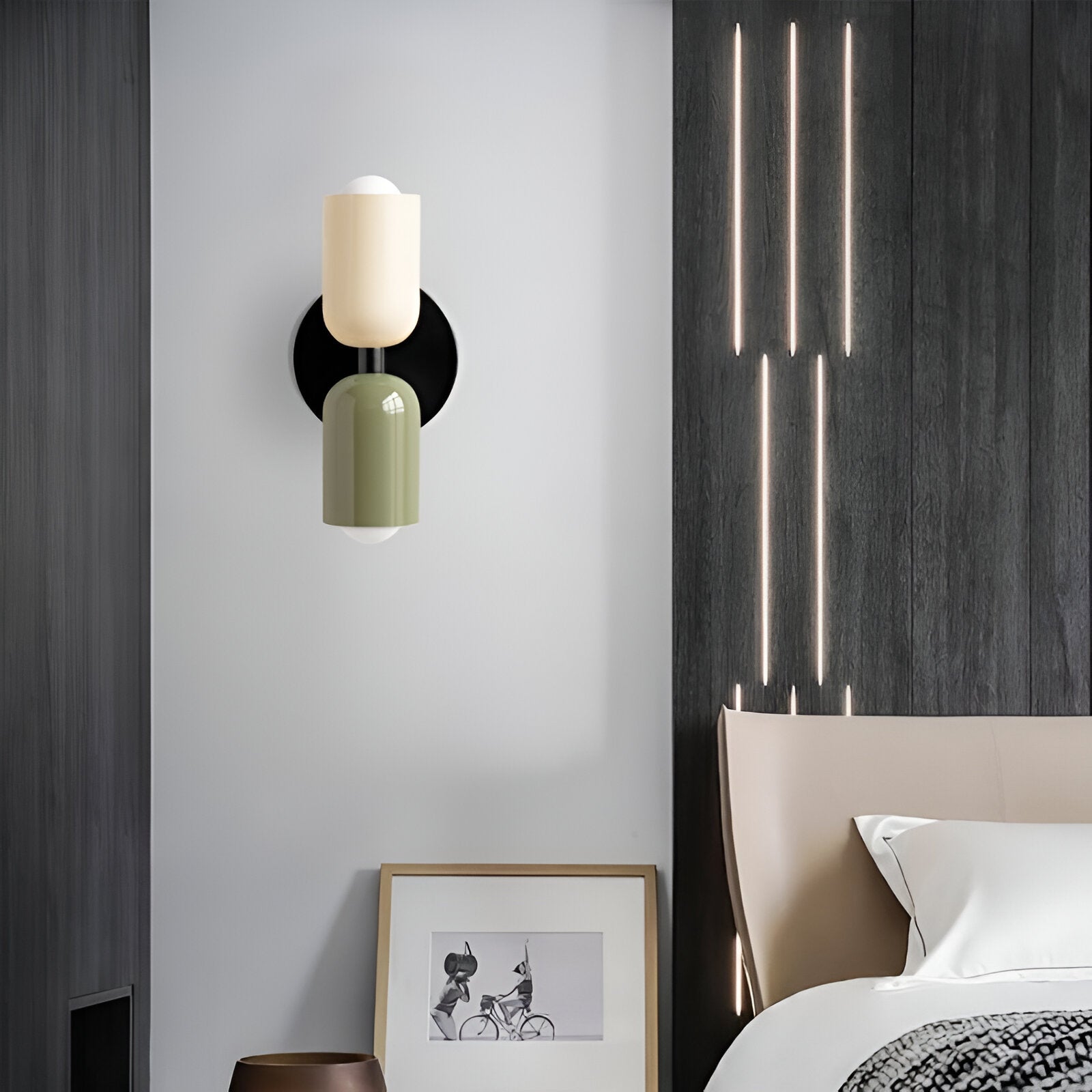 SUENTA Moderne Wandlampe mit LED und Indirekter Wandbeleuchtung – Energieeffizient und Vielseitig