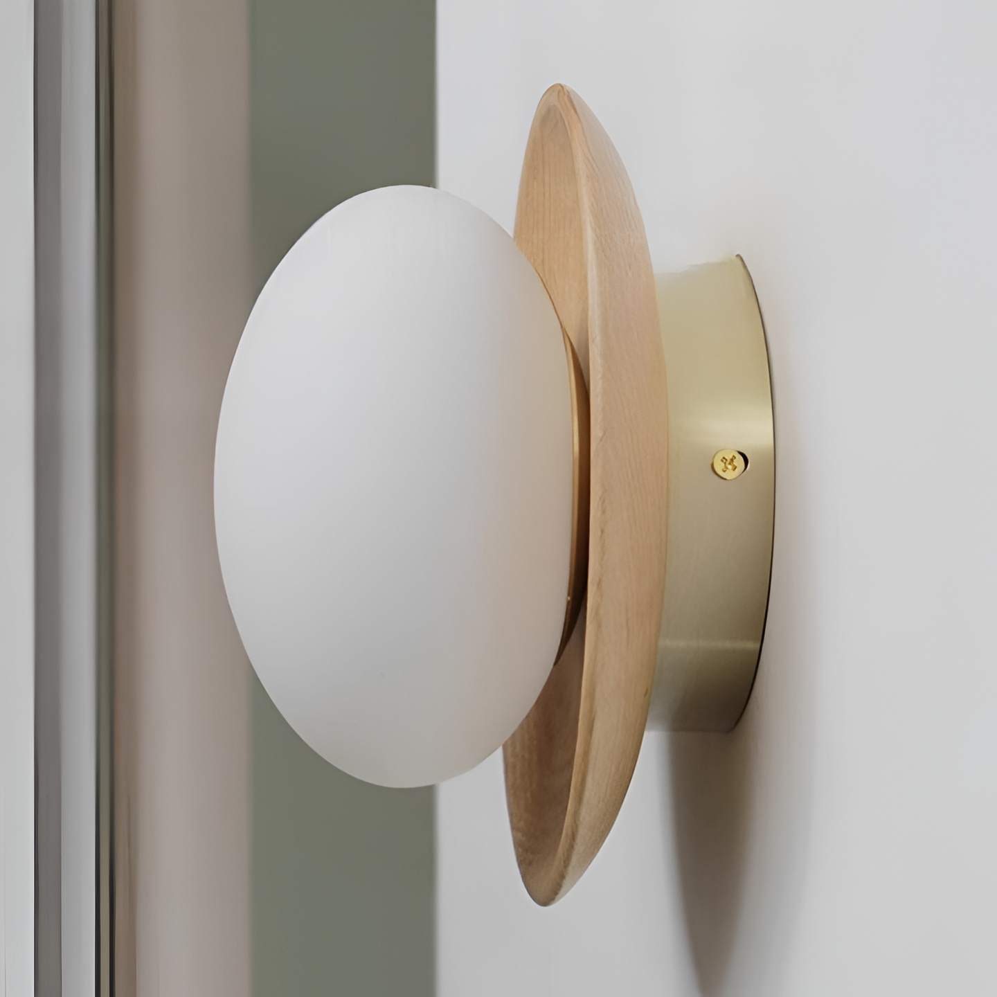 SUENTA Moderne Wandlampe mit Verstellbarem LED-Licht – Skandinavisches Design