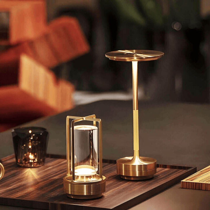 SUENTA Moderne Wasserdichte Tischlampe mit Touch-Steuerung – 6 Stunden Akku