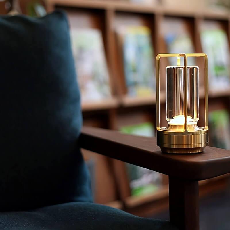 SUENTA Moderne Wasserdichte Tischlampe mit Touch-Steuerung – 6 Stunden Akku
