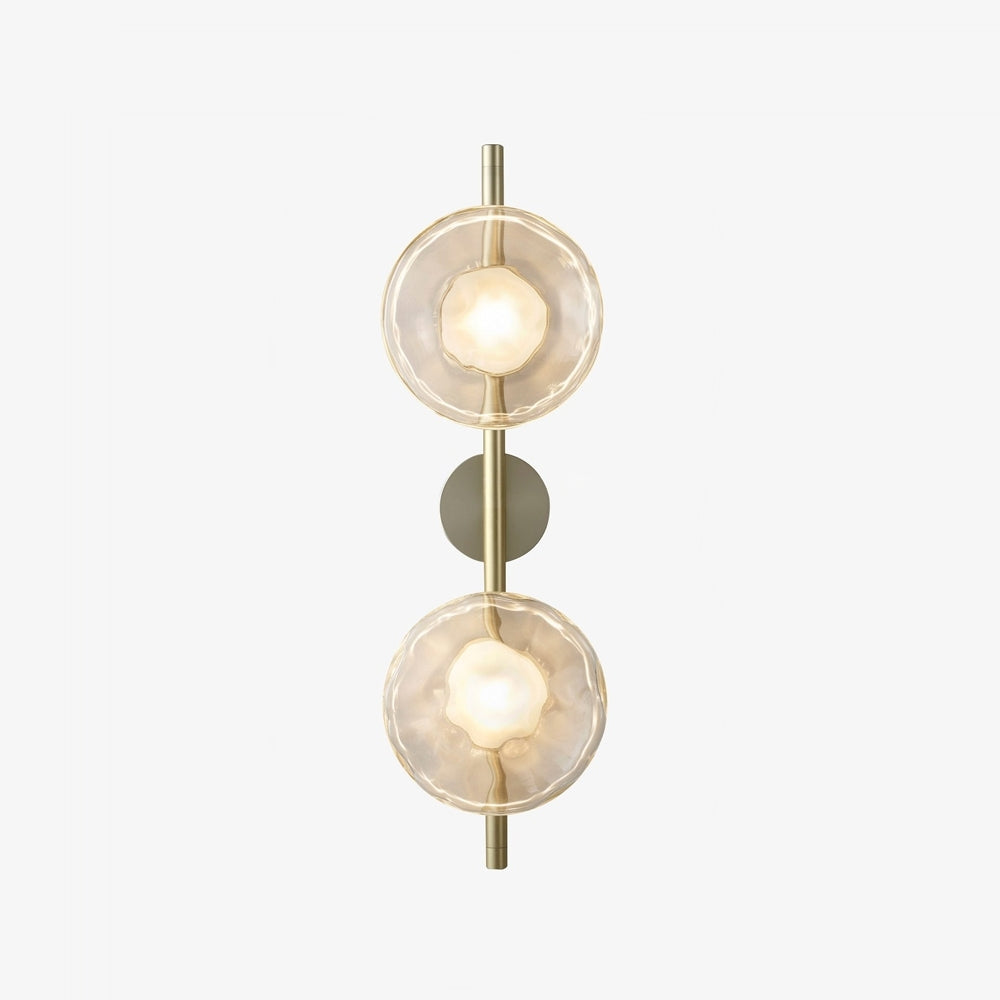 SUENTA Nordic Ceto Wandlampe aus Glas mit LED – Elegantes Design, 20 cm