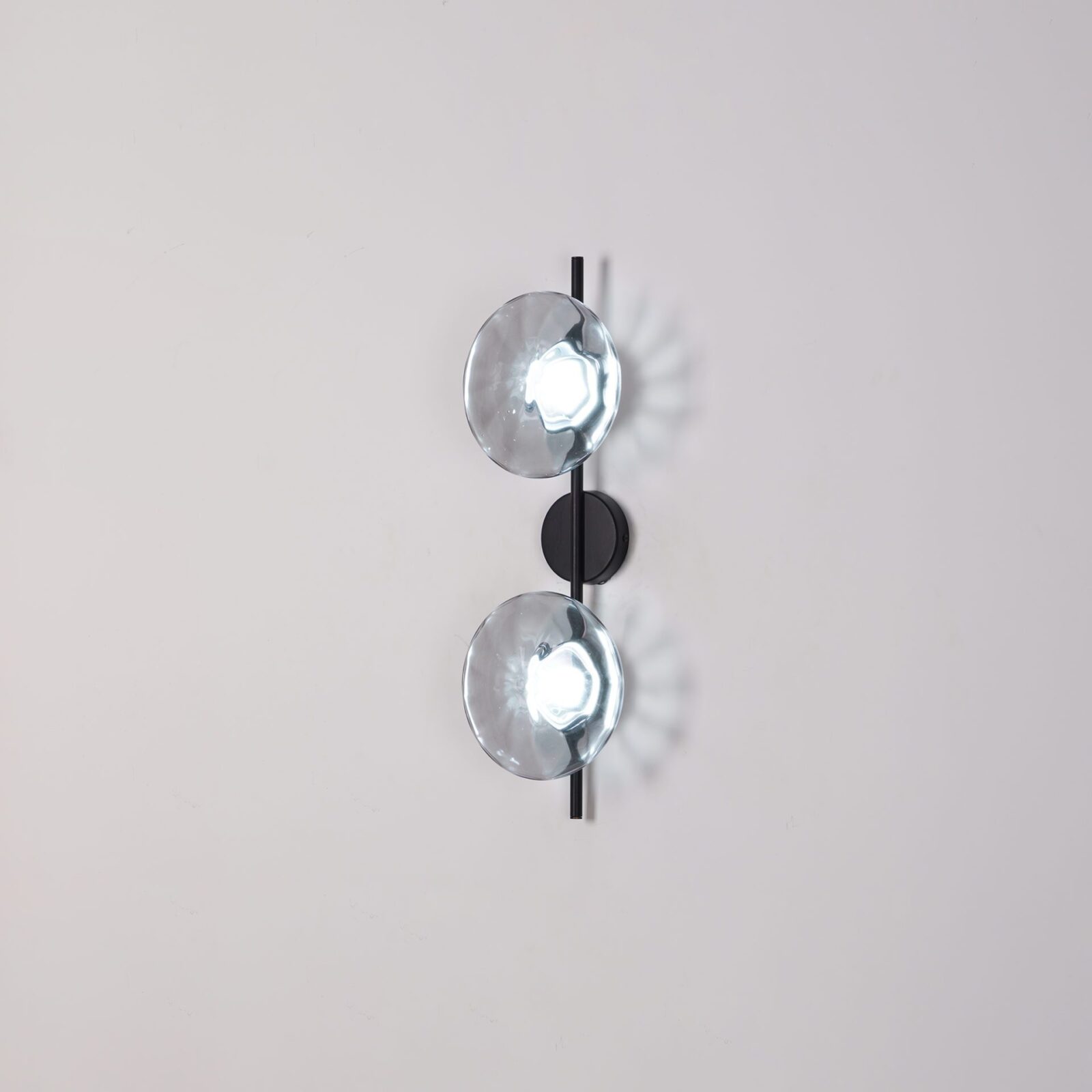 SUENTA Nordic Ceto Wandlampe aus Glas mit LED – Elegantes Design, 20 cm