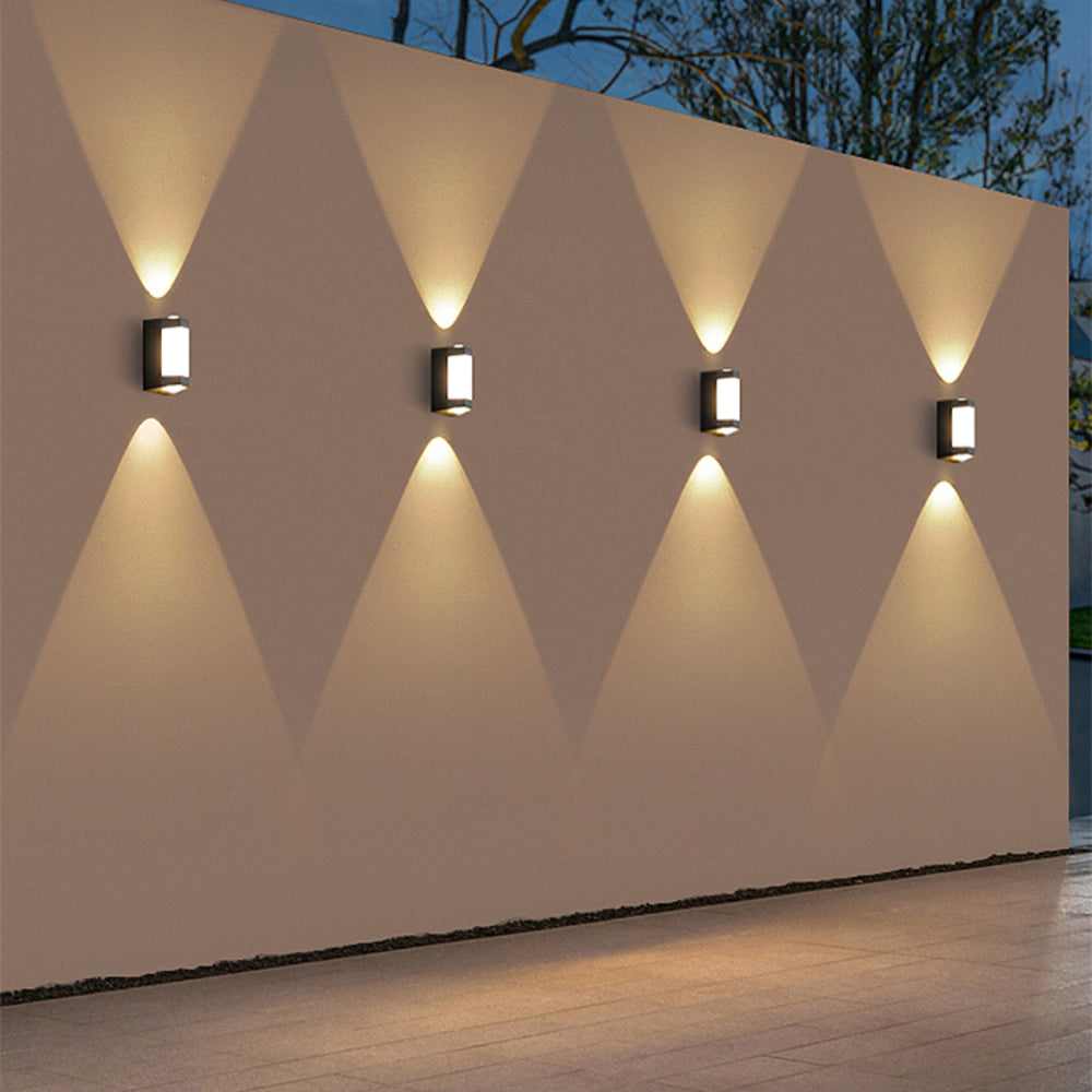 SUENTA Nordic Up Down Außenwandleuchte IP65 – Wasserdicht, Modern, LED