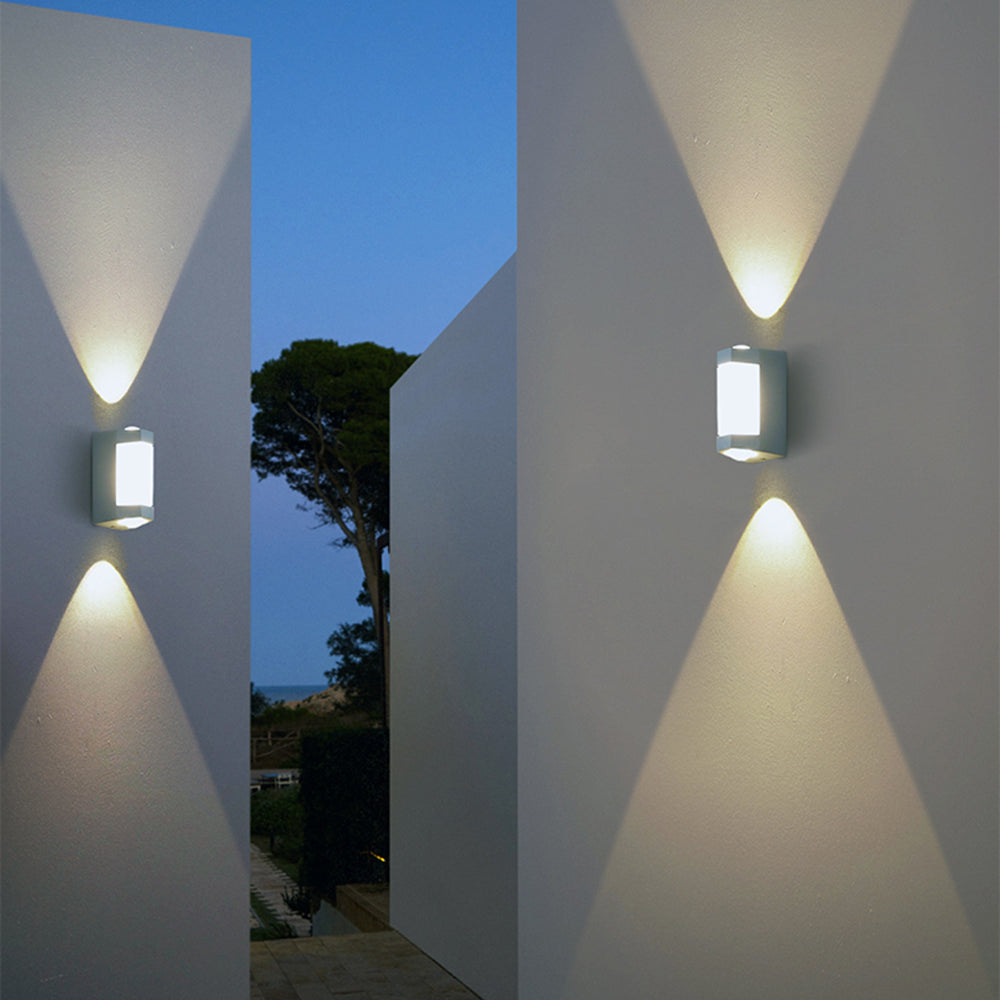 SUENTA Nordic Up Down Außenwandleuchte IP65 – Wasserdicht, Modern, LED