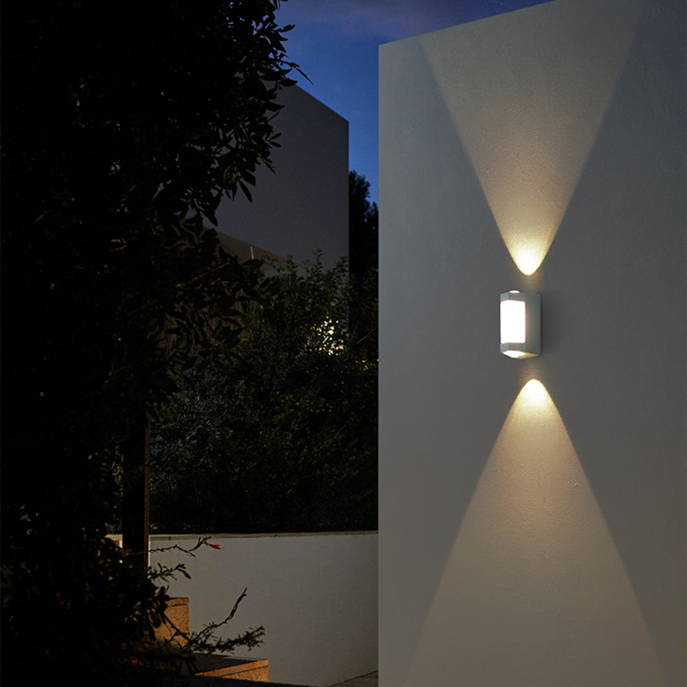 SUENTA Nordic Up Down Außenwandleuchte IP65 – Wasserdicht, Modern, LED