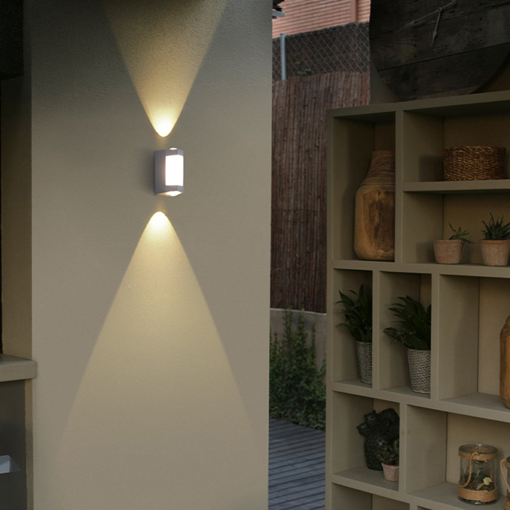 SUENTA Nordic Up Down Außenwandleuchte IP65 – Wasserdicht, Modern, LED