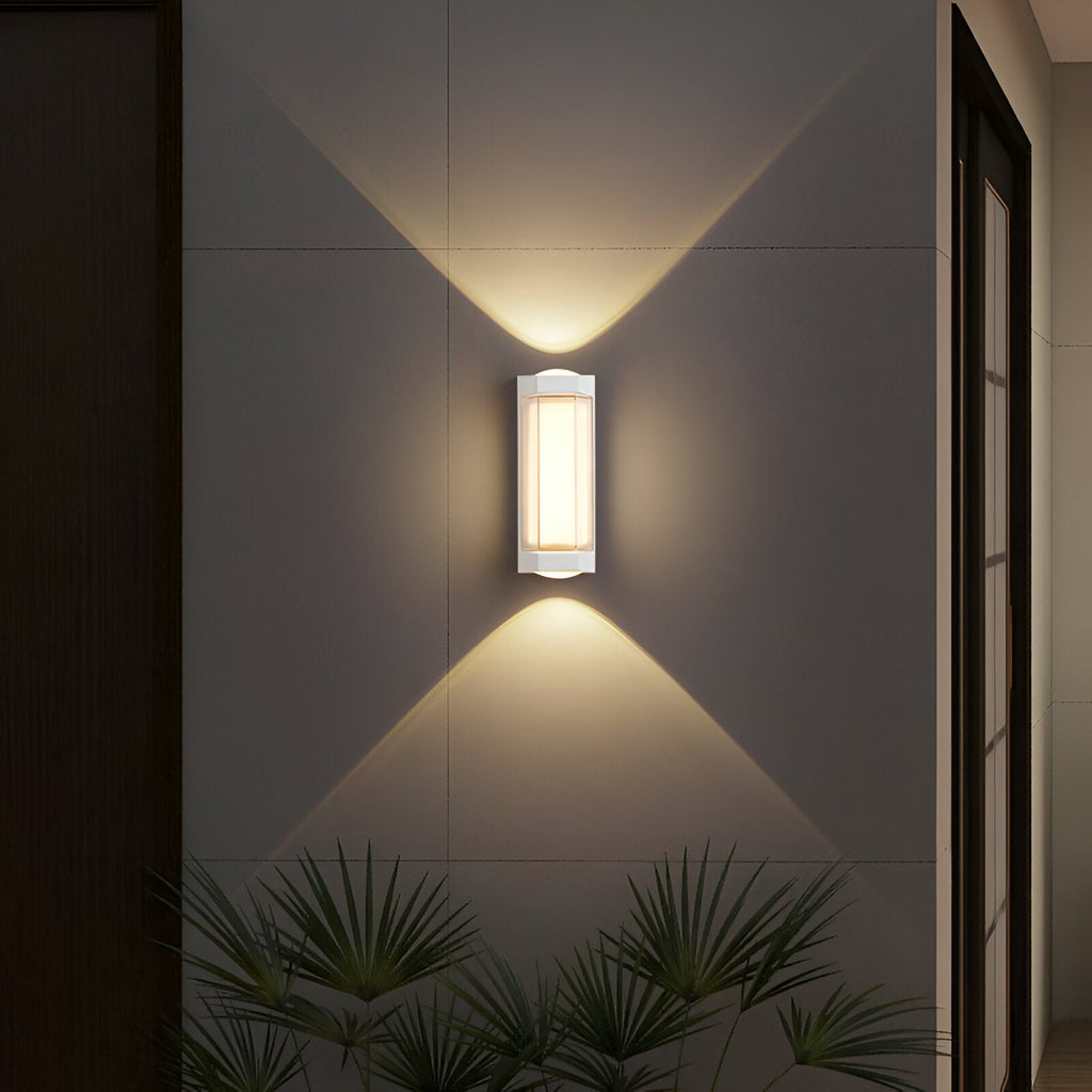 SUENTA Nordic Up Down Außenwandleuchte IP65 – Wasserdicht, Modern, LED
