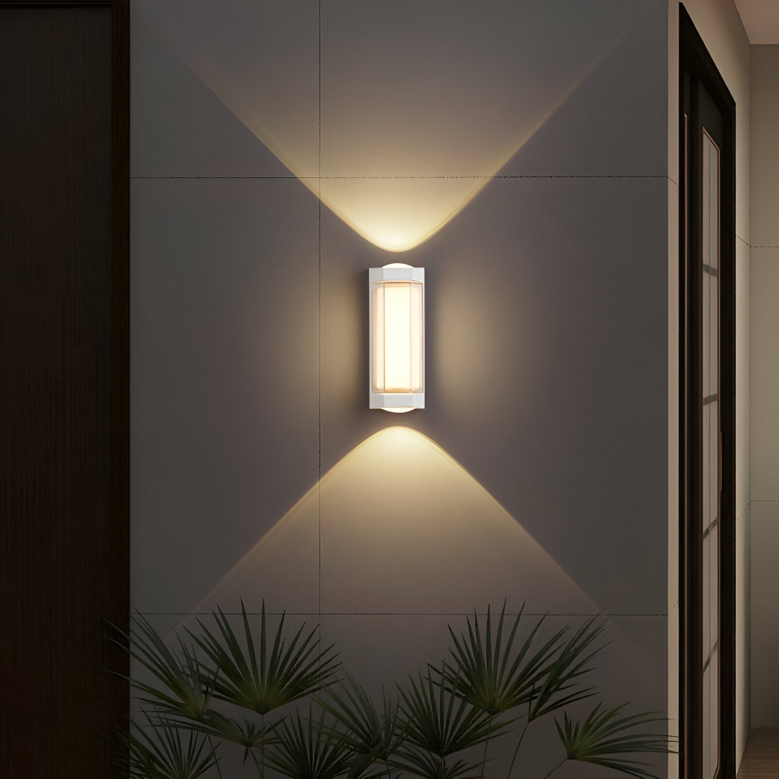 SUENTA Nordic Up Down Außenwandleuchte IP65 – Wasserdicht, Modern, LED