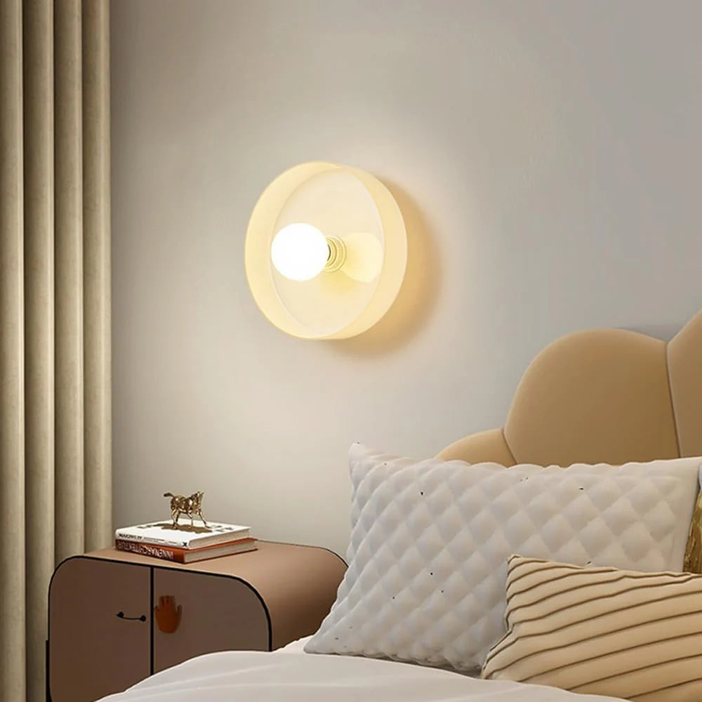 SUENTA Olive Disc Wandleuchten für Wand- und Deckenmontage – 25 cm, Modernes Design