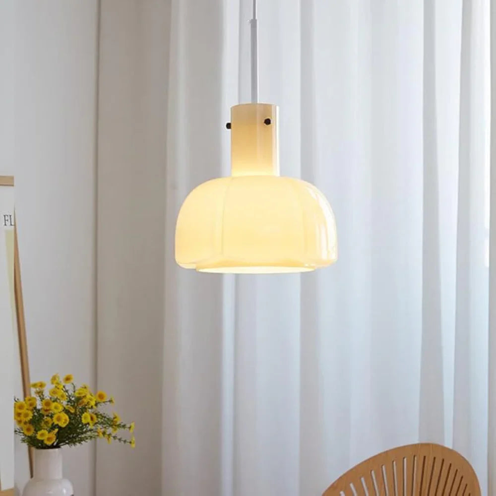 SUENTA Pendelleuchte Eloise – Elegante Hängelampe für Esszimmer und Küche Beige