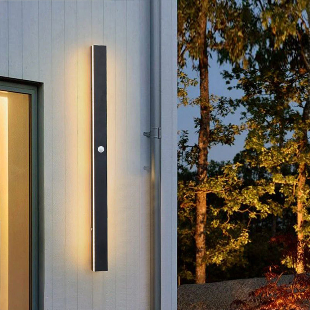 SUENTA Schwarze LED Außenwandleuchte Mit Zeitlosem Design