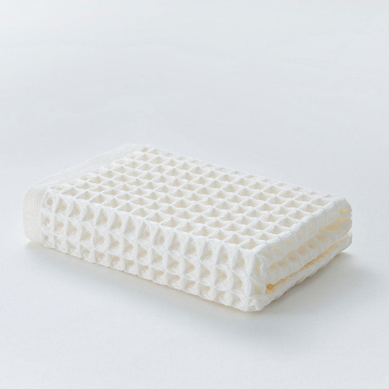 SUENTA Set Aus 6 Baumwolle Waffeltüchern Weich Absorbierend Zuhause Milchig 34*34cm