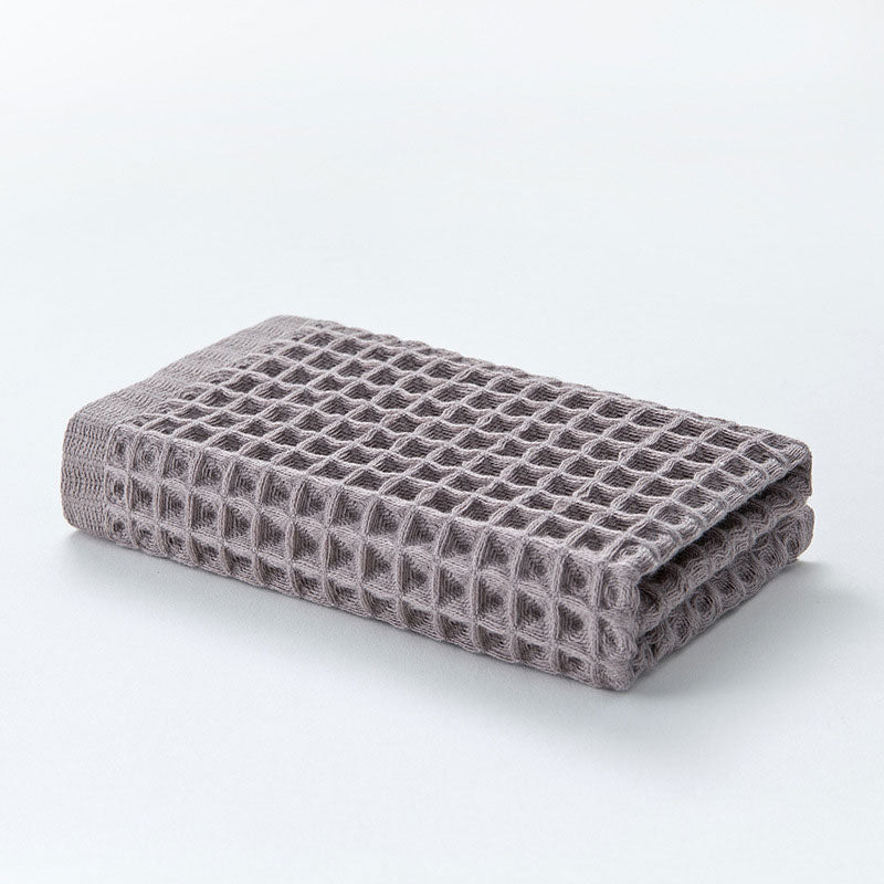 SUENTA Set Aus 6 Baumwolle Waffeltüchern Weich Absorbierend Zuhause Braun 34*34cm