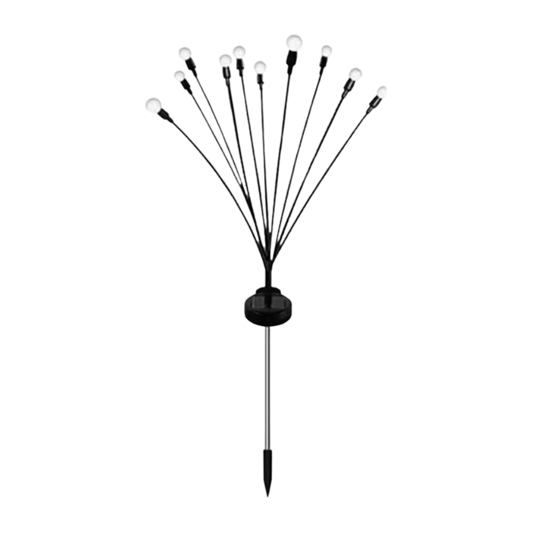 SUENTA Solar Gartenbeleuchtung mit Glühwürmchen-Effekt – Wasserdicht LED Lampe