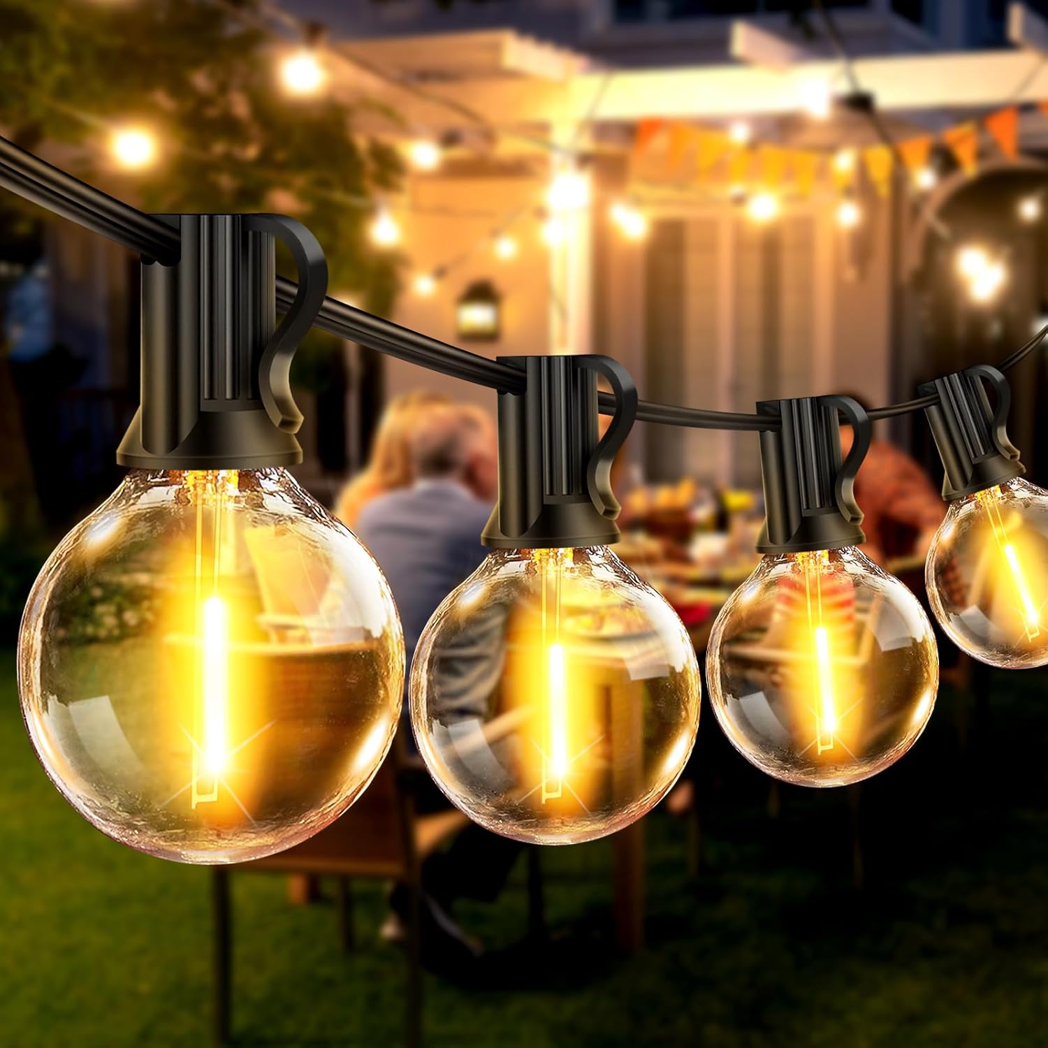 SUENTA Solar Lichterkette G40 Wetterfest Und Energiesparend