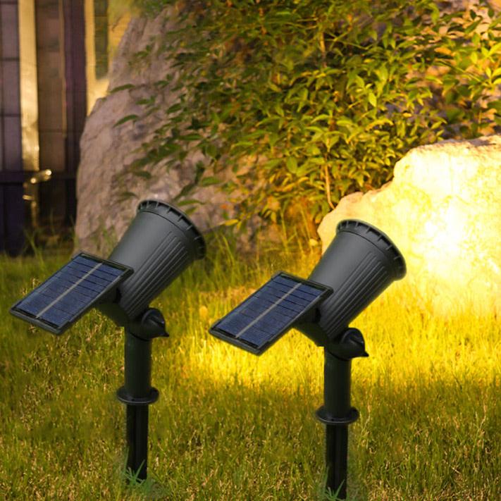 SUENTA Solarbetriebener LED Gartenstrahler Mit Bewegungsmelder