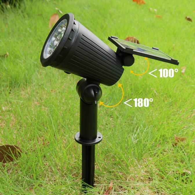 SUENTA Solarbetriebener LED Gartenstrahler Mit Bewegungsmelder