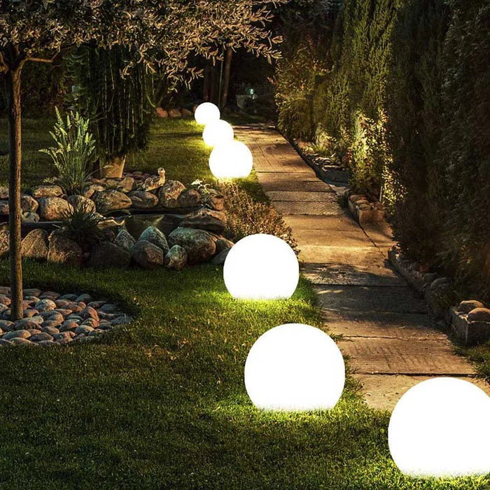 SUENTA Sphärische Gartenleuchte Kugel Für Garten Terrasse LED