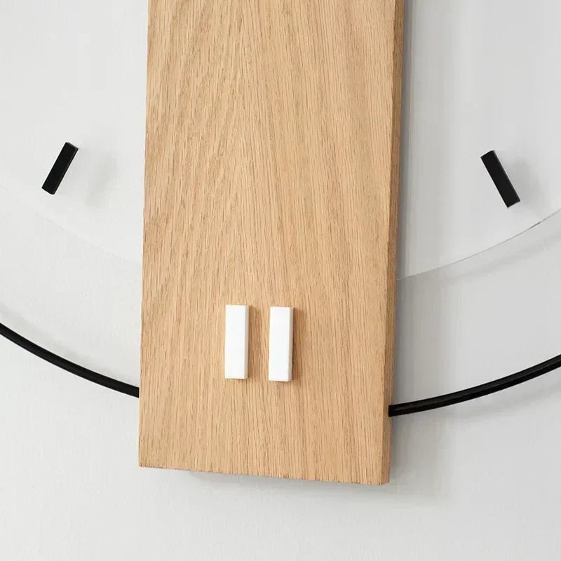 SUENTA Stille Wanduhr Aus Holz Mit Ruhigem Uhrwerk Minimal Design