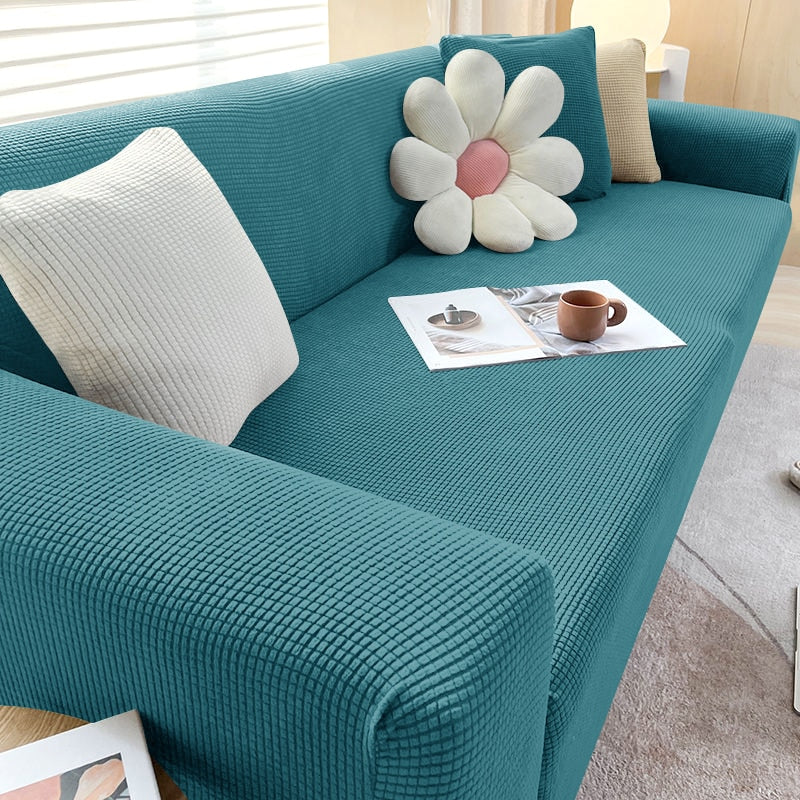 SUENTA Stilvoller Stretch Sofabezug Für Eck Und L Form Sofas