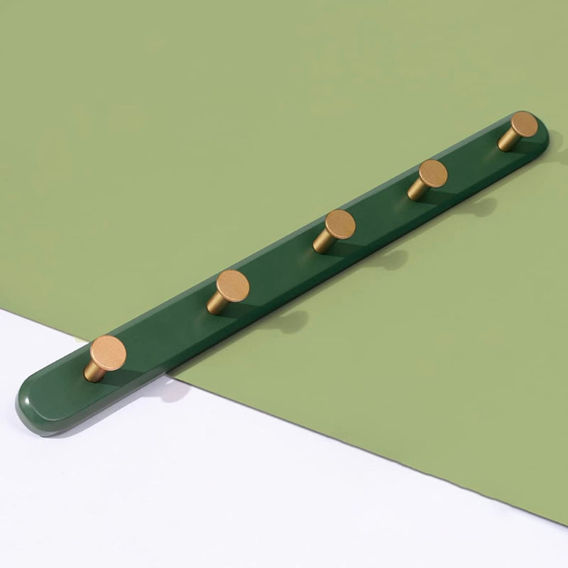 SUENTA Vintage Grüne Wandgarderobe mit 4-6 Haken – Praktisches Garderobenpaneel