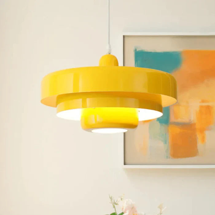 SUENTA Vintage LED Pendelleuchte Zeitloser Industriecharme Für Gelb Kaltweiß