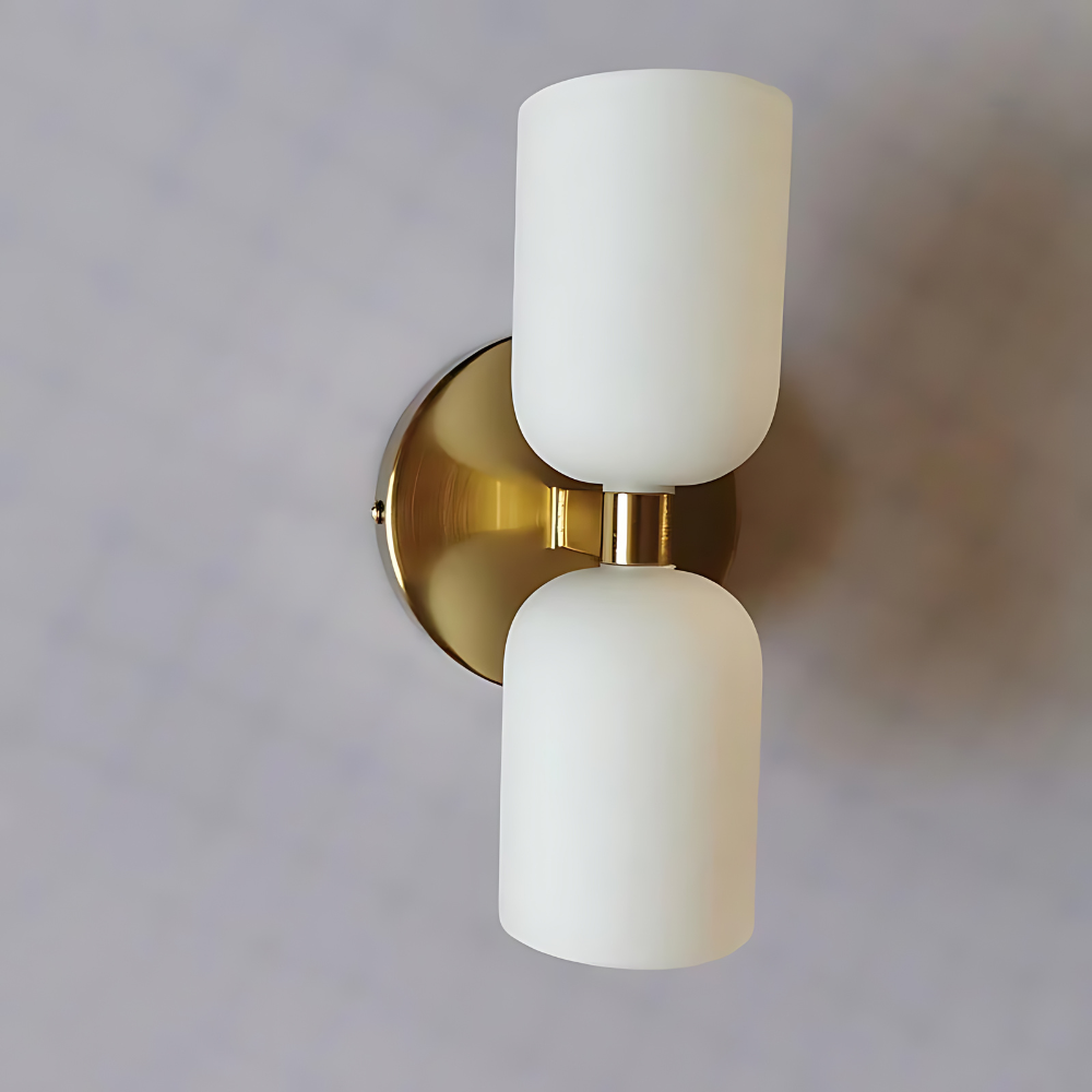 SUENTA Wandlampe Gold-Schwarz – Elegante Wandleuchte für Wohnräume