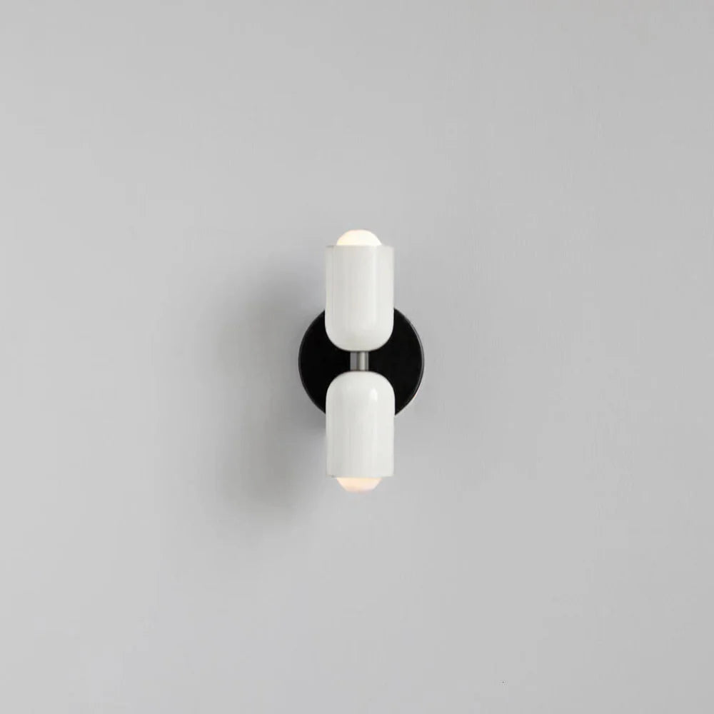 SUENTA Wandlampe Gold-Schwarz – Elegante Wandleuchte für Wohnräume