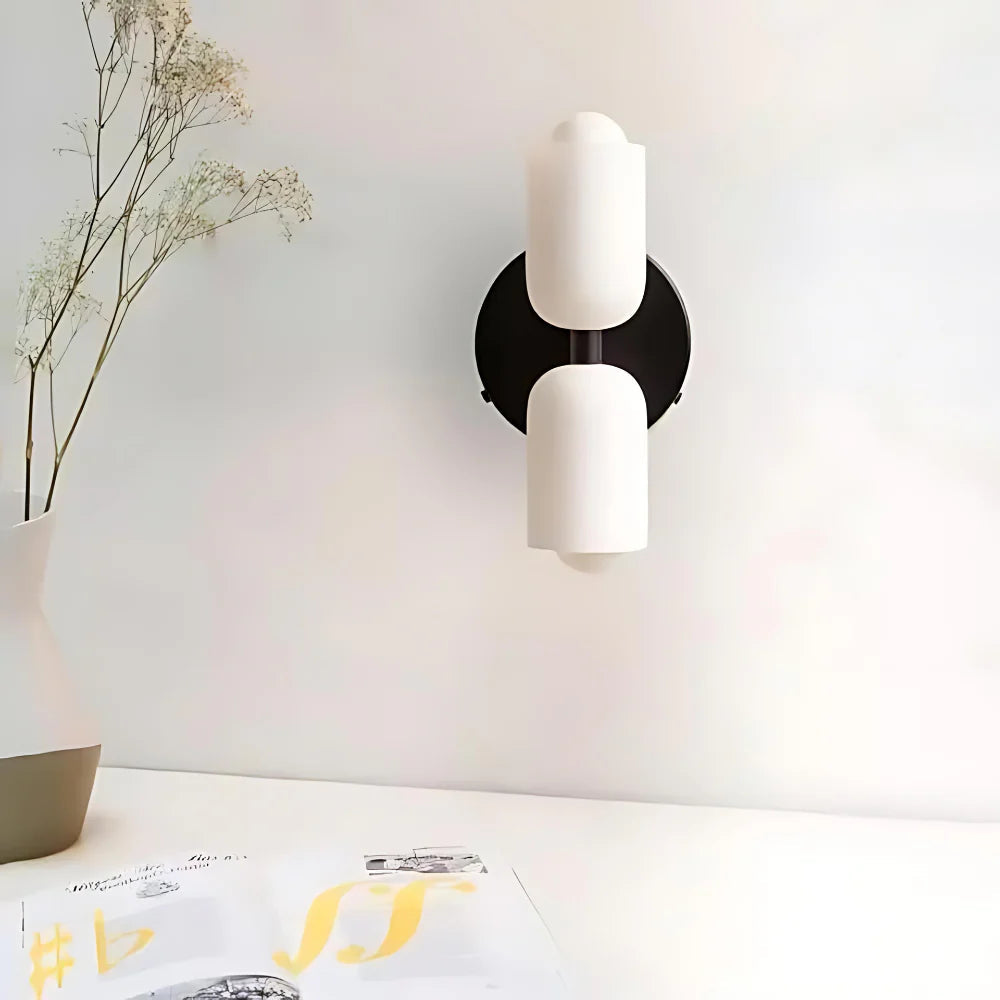 SUENTA Wandlampe Gold-Schwarz – Elegante Wandleuchte für Wohnräume