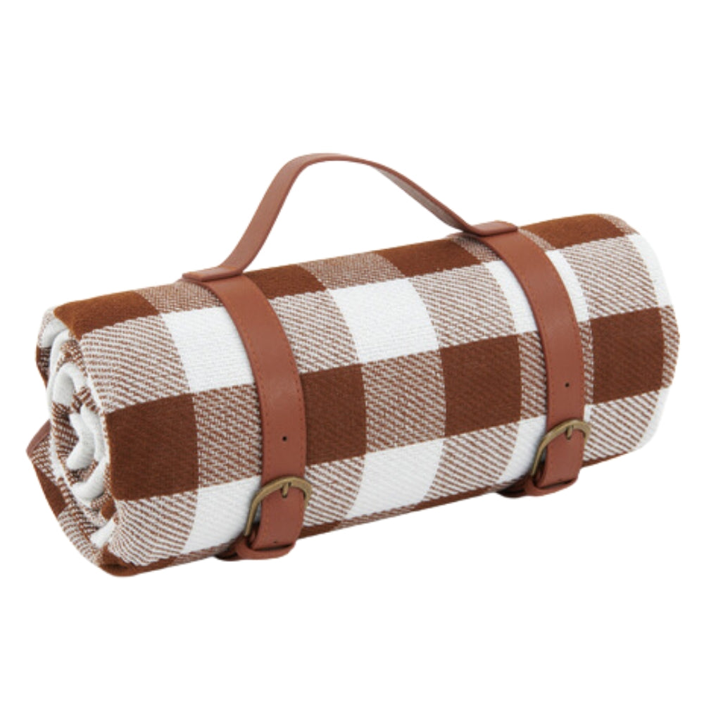 SUENTA Wasserdichte Outdoor Picknickmatte Allwetterkomfort Leicht Braun