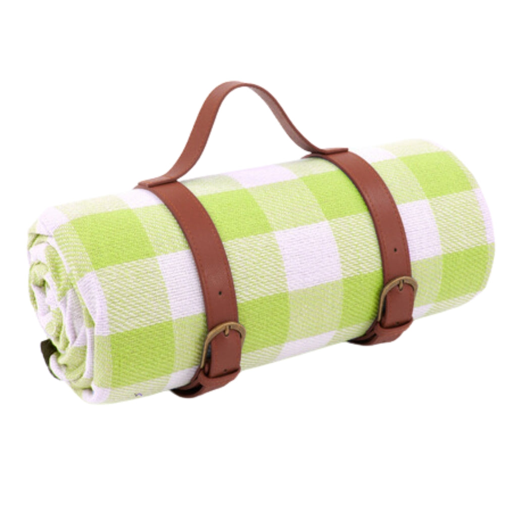 SUENTA Wasserdichte Outdoor Picknickmatte Allwetterkomfort Leicht Grün